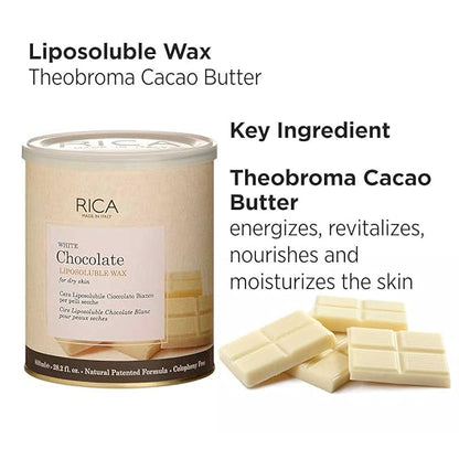 Rica White Chocolate Wax For Dry Skin 800Ml