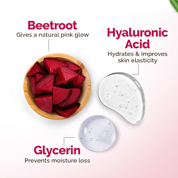 Mamaearth Beetroot Hydraful Light Moisturizing Cream with Beetroot & Hyaluronic Acid for Pink Glow 200g