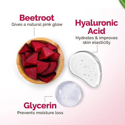 Mamaearth Beetroot Hydraful Light Moisturizing Cream with Beetroot & Hyaluronic Acid for Pink Glow 200g