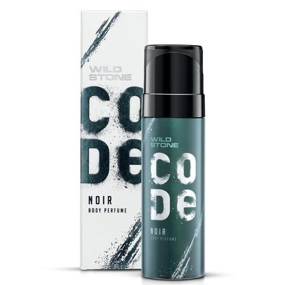 WILD STONE CODE Noir Body Perfume for Men, 150 Ml Long-Lasting Luxurious Fragrance