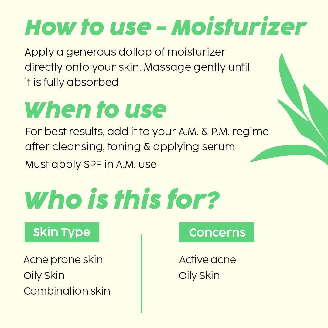 Plix 2% Niacinamide Jamun Moisturizer (50 gm), Helps Reduce Pimples with 2% Acne Buster, For Oily and Acne Prone Skin, With Witch Hazel & Jamun Extract