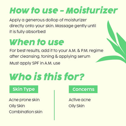 Plix 2% Niacinamide Jamun Moisturizer (50 gm), Helps Reduce Pimples with 2% Acne Buster, For Oily and Acne Prone Skin, With Witch Hazel & Jamun Extract