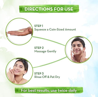 Mamaearth Honey Malai Face Wash with Honey & Malai For Nourishing Glow 100 ml | For all skin types, Best Suits Dry Skin