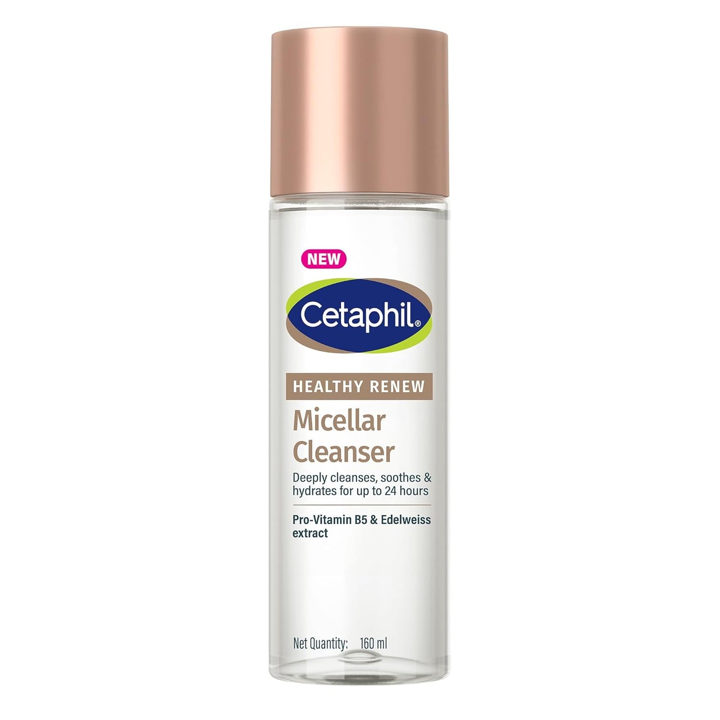 Cetaphil Healthy Renew Anti-Ageing Micellar Cleanser 160ml – Gentle No-Rinse Facial Cleanser for Sensitive Skin, Removes Makeup & Impurities, Hydrating & Soothing Formula