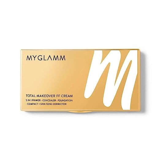 MyGlamm Total Makeover FF Matte Cream Foundation Palette with SPF 30 and Skin Tone Corrector (Cappuccino, Beige, 5 gm)