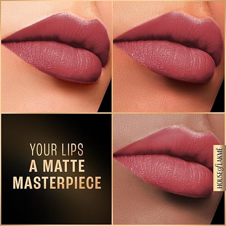 Lakme Forever Matte Liquid Lip Colour - 09 Pink Peach, 5.6 ml