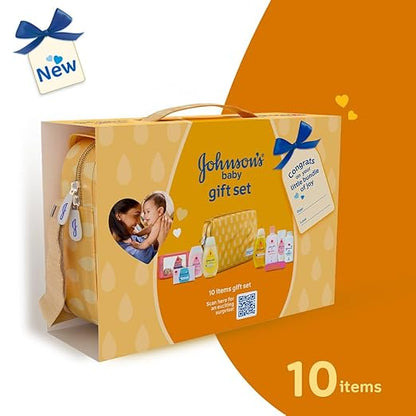 Johnson's Baby Gift Pack with Travel Kit | Newborn Essentials Kit