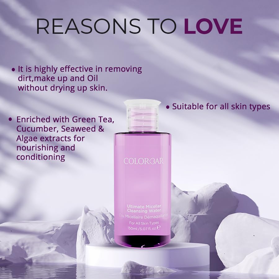 Colorbar Xpert Micellar Bi Phase Makeup Remover (150ml)