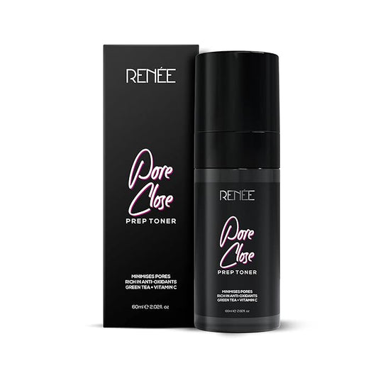RENEE Pore Close Prep Toner, Minimize Pores, Fine Lines | Reduces Redness, Soothes & Hydrates Facial Skin, 60ml
