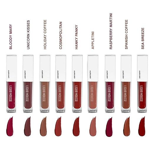 Love Earth Liquid Mousse Lipstick 2.O Matte Finish Combo Kit | Lightweight, Non-Sticky, Non-Drying,Transferproof, Waterproof Lipstick Set