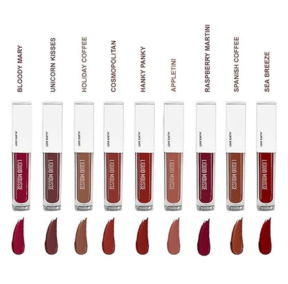 Love Earth Liquid Mousse Lipstick 2.O Matte Finish Combo Kit | Lightweight, Non-Sticky, Non-Drying,Transferproof, Waterproof Lipstick Set