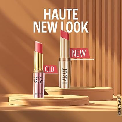 Lakme 9 To 5 Primer + Matte Lipstick - MP7 Blushing Nude (3.6g)