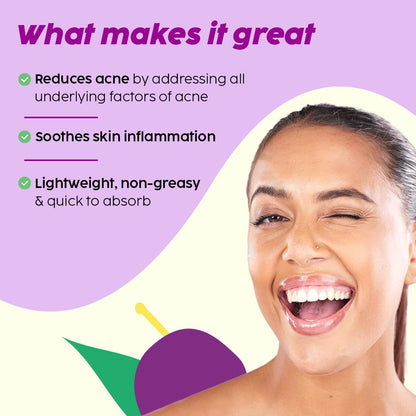 Plix 2% Niacinamide Jamun Moisturizer (50 gm), Helps Reduce Pimples with 2% Acne Buster, For Oily and Acne Prone Skin, With Witch Hazel & Jamun Extract