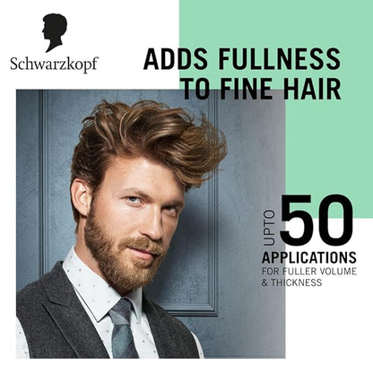Schwarzkopf TAFT Instant Hair Styling Volume Powder For Fuller Volume And Thickness, Lasts 24 Hours Without Stickiness And Residues