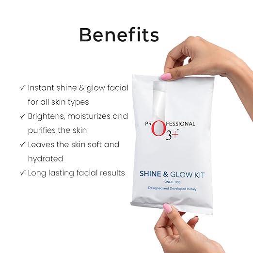 O3+ Shine & Glow Mono Dose Facial Kit (32g+6ml)