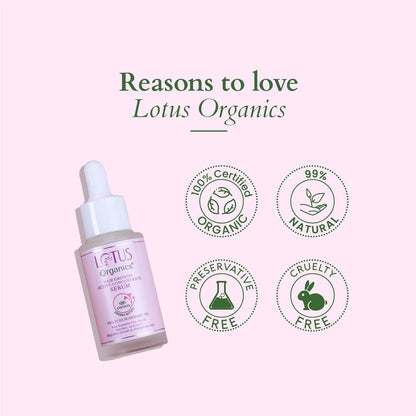 Lotus Organics+ Vitamin C Radiance Booster Face Cream | 100% Certified Organic Lemon Verbena | Boosts Collagen & Deeply Moisturises | SPF 20 PA+++ (50gm)