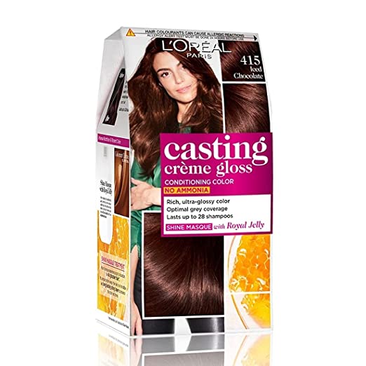 L'Oreal Paris Casting Creme Gloss Hair Color - 415 Iced Chocolate