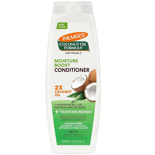 Palmer's Coconut Oil Conditioner For All Hair Types For Moisture Boost Of Dry, Damaged & Colour Treated Hair, Minimizes Tangles - 400Ml