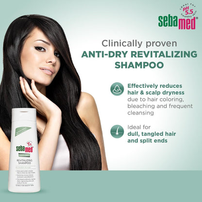 Sebamed Anti-Dry Revitalizing Shampoo | pH 5.5 I Confirmed 49% less dryness in 3 weeks | Dermatologically & clinically tested | 200ml