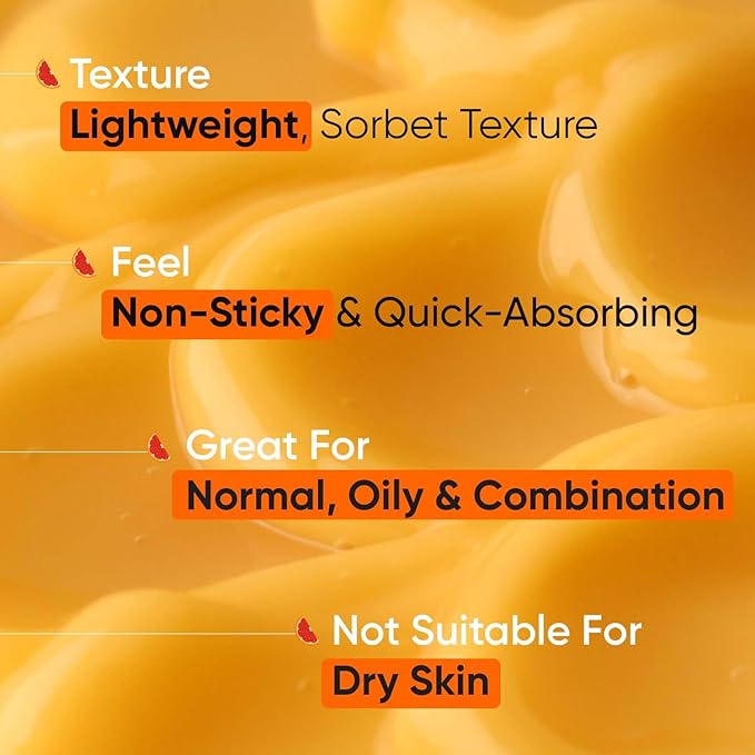 Dot & Key Vitamin C + E Sorbet Super Bright Moisturizer For Face | Vitamin C Face Moisturizer|Reduces Skin Dullness|Oil Free & Lightweight