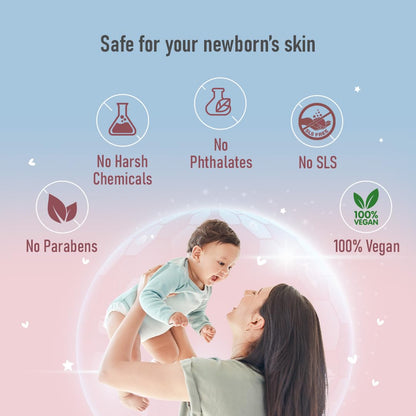 Sebamed Baby Face & Body Wash Foam|pH 5.5|Ideal for face & Body|for Delicate, Dry Skin|400ml