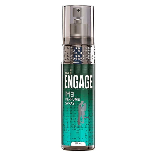 Engage M3 Perfume Spray for Men, Fresh and Minty Fragrance Scent, Skin Friendly Perfume for Men Long Lasting Smell, 120ml