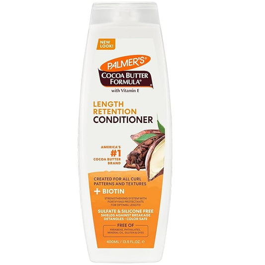 Palmer's Cocoa Butter & Biotin Conditioner for Length Retention, Strengthening& Enhanced Shine - 400ml