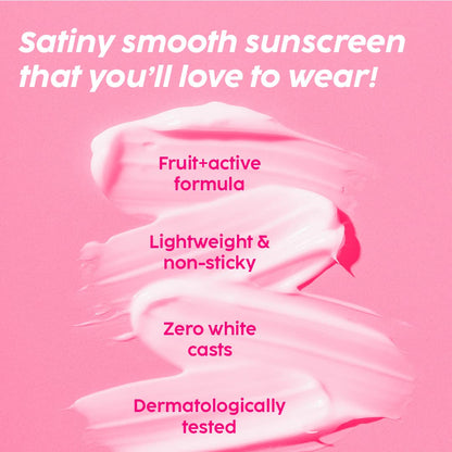 Plix Spf 50+ Guava Glow Invisible Sunscreen For All Skin Type With Pa +++|For Uv A,Uv B&Blue Light Protection With Ceramides,Vitamin C&Hyaluronic Acid 50gm