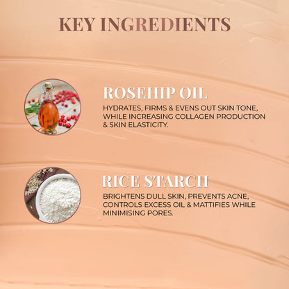 Just Herbs Serum Foundation Dewy Finish SPF 30+ with Rosehip and Rice Starch