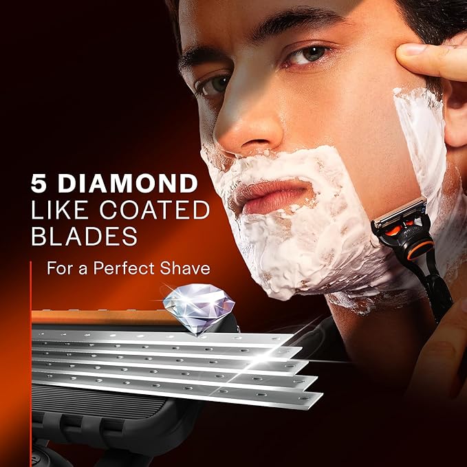 Gillette Fusion Power Razor for Men with styling back blade for Perfect Shave and Beard Shape