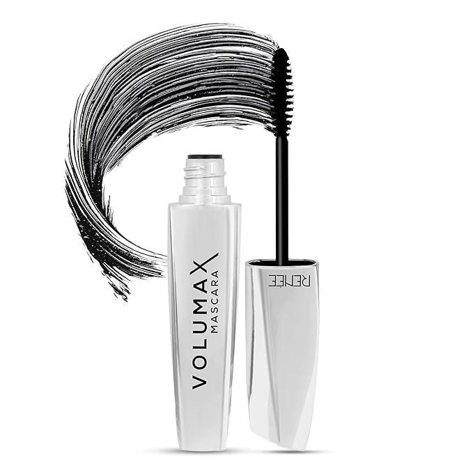 RENEE Volumax Mascara Black 10ml | Quick Dry, Waterproof, Long Lasting Weightless Formula | Volumizes, Lengthens & Conditions the Lashes With Intense Color | 360 - Degree