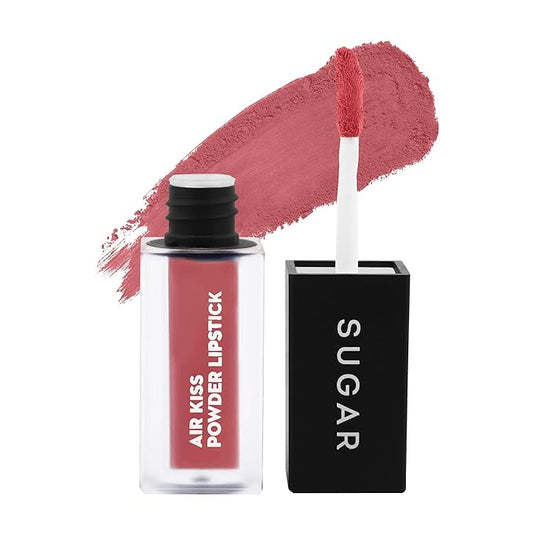SUGAR Cosmetics Air Kiss Powder Lipstick - 05 Strawberry Macaron