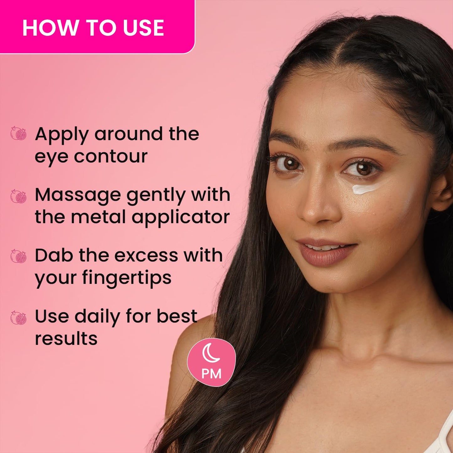 Dot & Key Pomegranate Retinol + Caffeine Eye Cream, Smoothens Fine Line & Wrinkles, Fades Dark Circles 20ML