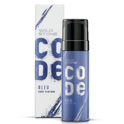 WILD STONE CODE Bleu Body Spray Perfume For Men, 150 Ml Long-Lasting Luxurious Fragrance