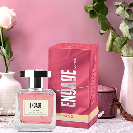 Engage Yang Eau De Parfum for Women, Floral and Fruity Fragrance Scent, Skin Friendly Perfume for Women, 90ml