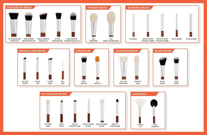 Recode 30 Set Makeup Brushes