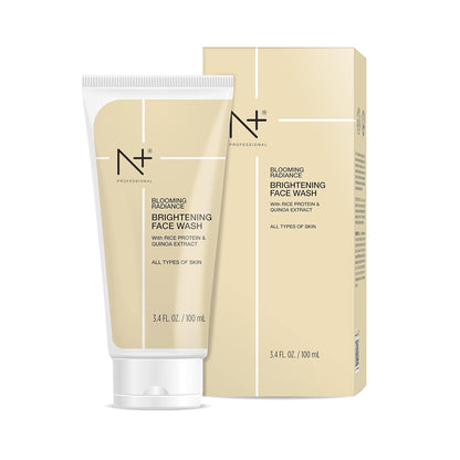 N Plus Professional Blooming Radiance Brightening Face wash, Enriched with Rice Protein & Quinoa Extract
