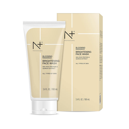 N Plus Professional Blooming Radiance Brightening Face wash, Enriched with Rice Protein & Quinoa Extract
