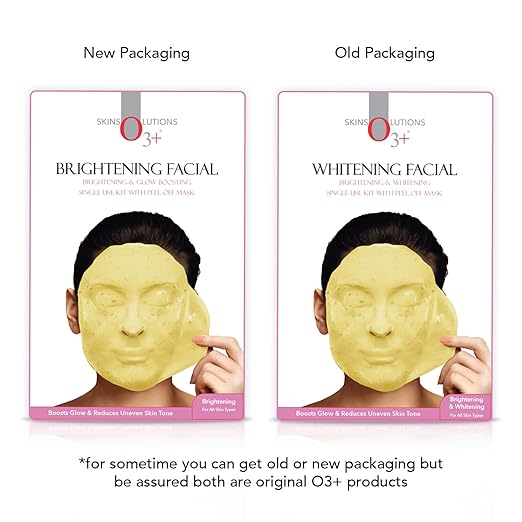 O3+ Whitening Facial Kit With Brightening & Whitening Peel Off Mask