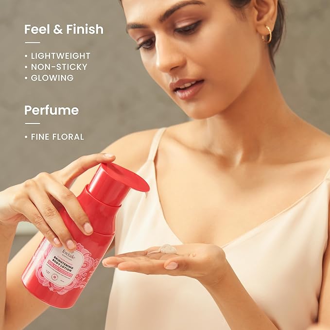 FoxTale Spf 30 Detan Brightening Body Lotion With Niacinamide & Vitamin C For Glowing Skin|Lightweight & Non-Sticky