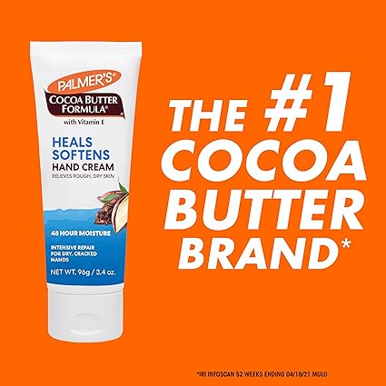 Palmer's Cocoa Butter Hand Cream for Intensive Relief, Free of Paraben & Fragrance - 96gm