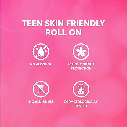 Eva Shine Underarm Roll on Deodorant | With Tahiti Monoi Oil & Wild Berries Extracts | Alcohol & Aluminium Free | 48 H Protection from Odour
