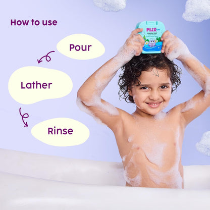 PLIX - THE PLANT FIX Happy Hair Gentle Shampoo for gentle cleansing | Nourished & soft hair | soothes the scalp | moringa seed oil, argan oil & aloe vera