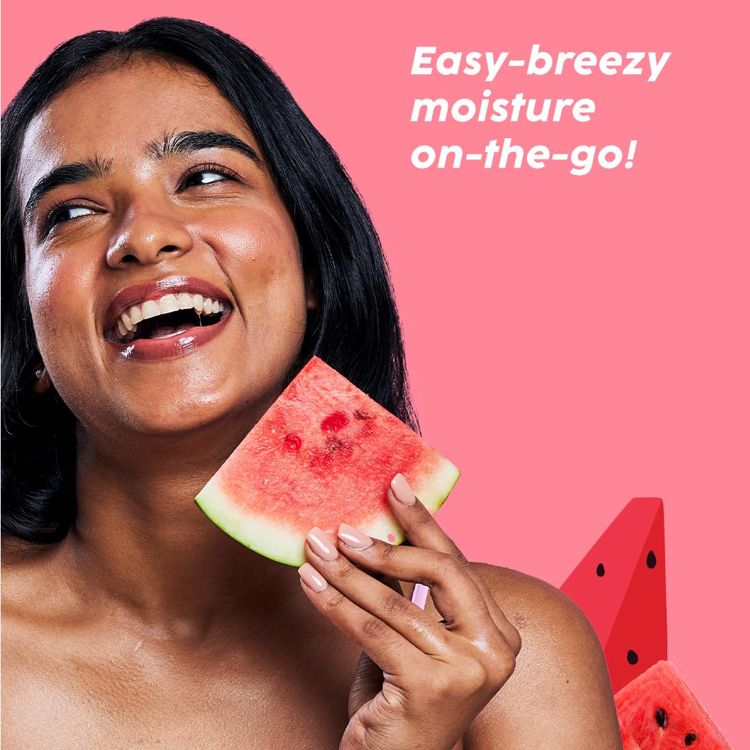 PLIX - THE PLANT FIX Watermelon Hydration Serum Stick (30g) for Instant Hydration, Long Lasting Moisturization | On the Go Moisturizer Stick for 24h Hydration | Light-weight