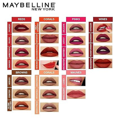 Maybelline New York Super Stay Matte Ink Liquid Lipstick - 25 Heroine (5ml)