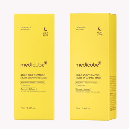 Medicube Turmeric Overnight Wrapping Peel Off Mask