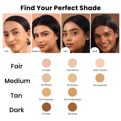 Recode HD Luminous Matte Foundation 30 ML SINDHU 03