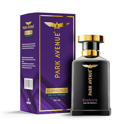 Park Avenue Euphoria, Eau De Parfum Men, 50Ml Long Lasting Liquid Perfume For Men Premium Luxury Fragrance Scent Aromatic Blend Of Amber & Musk