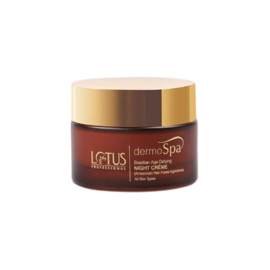 Lotus Professional DermoSpa Brazilian Age-Defying Night Cream - Improves Skin Elasticity, Preservative Free, 50 g