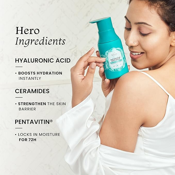 oxtale Hydrating Body Lotion with Hyaluronic Acid & Ceramides | 72-hour Hydration | Lightweight & Non-Sticky | Long Lasting Musk Fragrance